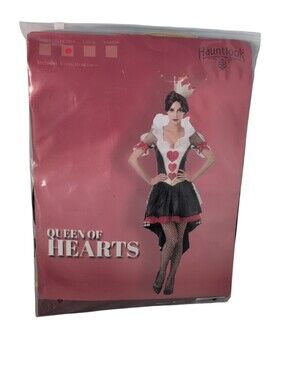 Hauntlook Queen of Hearts Halloween Costume Size Medium